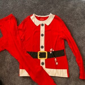 Like New Santa Christmas Pajamas